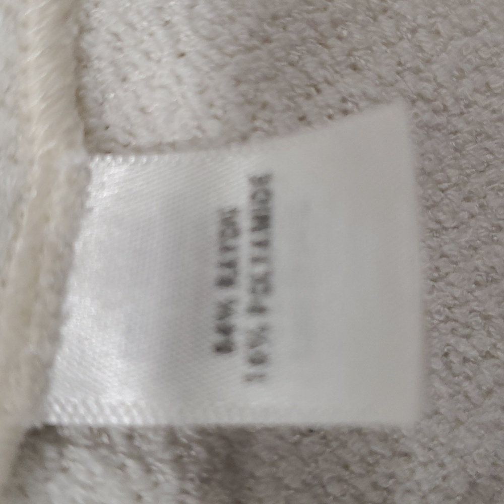 St John white black Terry Cloth  striped knit tunic dress size L - Picture 8 of 16